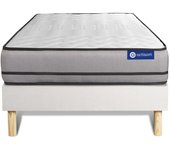 Pack colchón Actilatex night 90x190cm + Somier multiláminas, Látex y espuma viscoelástica, 3 zonas de confort