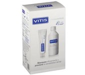 Vitis Pack Colutorio Blanqueador 500 ml+Dentífrico Blanqueador 100 ml