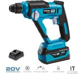 Koma Tools - Martillo Perforador 20V - Taladro y Percutor con Batería y Cargador - Diseño Ergonómico Compacto