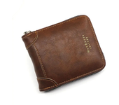 Zipper Vintage Small Short Wallets for Men Male Coin Pocket Card Holder Case Wallet Luxury Brand Designer Purse cartera hombre