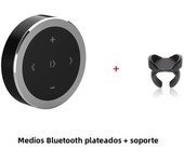 kebidu Steering Wheel Music Player Wireless Bluetooth Remote Control Media Button Multimedia for Android IOS Smartphone Car Kit