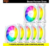 Aigo Z12 Computer Case Fan Reverse Ventoinha PC 120mm Rgb Fan Cooler 4pin PWM CPU Cooling Fan 3pin5v Argb 12cm Ventilador