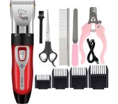 Perro gato Clipper pelo Clippers grooming haircut PET Shaver conjunto completo mascotas recargable profesional cortador máquina de corte