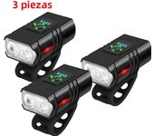 Bike Light 2 LED Type C Rechargeable Bicycle Lights 6 Modes MTB Flashlight Bicycle Headlight for Cycling Bicycle Front Lamp