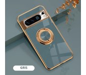 Radium Eelectroplate Phone Case for Google Pixel 9 8A 8 7A 7 6A 5A Pro Silicone Ring Stand Holder for Google Pixel Fold Cover