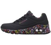 Skechers UNO - LOVING LOVE Deportivas Planas Mujer Negro