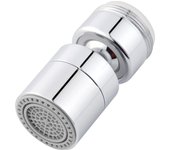 Aireadores de Grifo de latón Macizo, Gran angular, doble función, Rosca macho de 22mm, Chrome Pulido