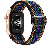 Soft Nylon Loop Elastic Buckle Strap For Apple Watch SE Band 40mm44mm Series 8/7/6/5/4 iWatch Leopard Watchband Bracelet 41/45mm