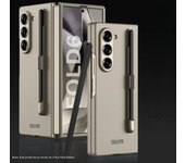 Fold 6 Hard Shell Plastic Pen Slot Phone Case for Samsung Galaxy Z Fold 6 Fold6 5G Protective Shockproof Cover（Excluding Pen）