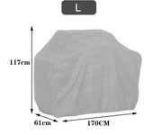 Cubierta De Barbacoa Impermeable Y Resistente Al Polvo Para Weber Tamaño 8 Apto Para Barbacoas Redondas Protección Contra La Lluvia MOV