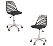 Pack 2 Sillas Mima Office - Negro