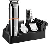 Kemei-recortador de pelo Todo en uno para hambres, Eléctrica para Nariz, Cejas y Beard, Pantalla digital Original