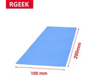 RGEEK 6.0 Conductivity  W/mK 100*200mm  CPU Heatsink  Thermal Pad  Processor Cooling Silicone Pad Accessories