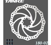 TANKE Bike Disc Brake 140 160 180 203 Rotors With Bolts Hydraulic Brake Road Mountain Bicycle MTB Oil Slick Rotor Bicycle Parts