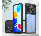 Shockproof Transparent Case for Redmi Note 12 11 10 9 11E 11S 10T 4g 5g Pro Max Slide Metal Camera Protective Cover