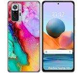 Tumundosmartphone Funda Gel Tpu para Xiaomi Redmi Note 10 Pro diseño Mármol 15 Dibujos