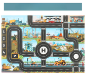 Baby Play Mat City Traffic Car Park Parking Lot Kids Playmat Kids Rug Boy Girl Educational Toys for Children Map Baby Play Mat