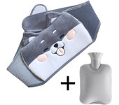 Hot Water Bag for Menstruation Hot Pack Pouch Microwave Heating Plush Cover Stomach Belt Warm Waist Cover Hot Water Bottle Bag
