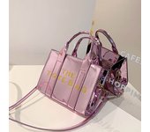 Bolso de Mano para Mujer, minibolso de mano Moderno de Piel brilliant with ASA superior, Bandolera (Pink)