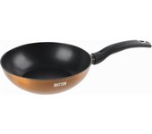Quttin - Sartén Estilo Wok 28cm Aluminio Forjado, Colección Foodie (Apta para Todo Tipo de Cocinas) - Antiadherente, Alta Calidad, Diseño Ergonómico - Versátil y Resistente