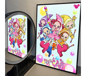 1pc Anime Magical DoReMi Poster Self-adhesive Art Waterproof Paper Sticker Coffee House Bar Room Wall Decor
