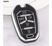 5 Buttons New TPU Car Remote Key Case Cover Shell For Ssangyong Rexton Y400 Y450 G4 2021 2022 Keyless Protector Holder Fob