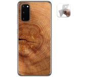 Tumundosmartphone Funda Gel Tpu para Samsung Galaxy A41 diseño Madera 04 Dibujos