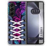 Funda Silicona Antigolpes para Samsung Galaxy Z Fold 5 5G diseño Zapatillas 07 Dibujos