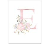 Baby Poster Name Personalized Girl Bedroom Kids Room Decoration Chambre bebe Fille Toile Murale Affiche Cuadros Decor