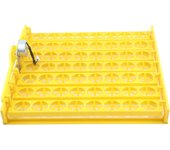 Mini incubadora de huevos, 56 huevos, bandeja giratoria automática para huevos, herramienta con motor para incubar pollos, patos, aves, codornices y aves de corral (110 V)