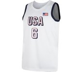 Boyfriend Style Men's USA 6 Embroidered Basketball Jersey Sleeveless Sportswear Breathable Tank Top Gym Clothes Men Clothing