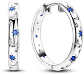 925 Pendientes de plata de ley para las mujeres Pendientes de aro pequeño Huggie Pendientes de plata hipoalergénico Cubic Zirconia Pendientes de aro