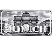 Vintage Ibiza Egypt Munich Haikidiki City Metal Sign License Plate  Wall Art Decor for Home Shop Club Bar  xCM DCA