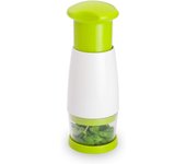 Picadora multifunción verde y blanca