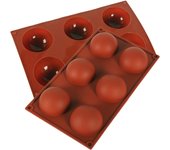 Molde de silicona de 6 cavidades para tartas, muffins, chocolate, etc., para fiestas, hecho a mano
