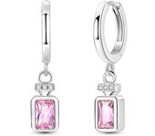 Silver Plated Perfume Star Flower Hoop Earring Original Pendientes For Woman Jewelry