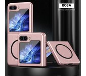 Skin-feeling magnetic phone case For Galaxy ZFlip6 Flip5 Flip4 Flip3 Skin Feeling Matte Full Lens Screen Protector Phone Case