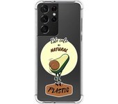 Tumundosmartphone Funda Silicona Antigolpes para Samsung Galaxy S21 Ultra 5G diseño Culo Natural Dibujos