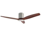 Gsc Evolution Ventilador de Techo Kasama con Luz CCT Regulable y Mando Ø132 3 Aspas DC Níquel