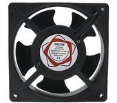 High-temperature Axial Fan For Fireplace - Insertable, Metal Blades, Silent, Universal (120 X 120 X 38mm)