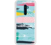 Funda compatible con Oppo Reno 2 - Be Unique Funda Gel colores geométricos