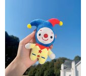 Original cartoon personality clown creative Circus plush keychain backpack pendant hanging ornaments