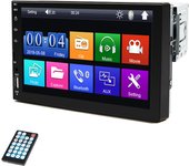 7“ Car Radio 1 Din MP5 Multimedia Player HD Touch Screen Universal Autoradio ISO Power Aux Input USB BT Mirror Link