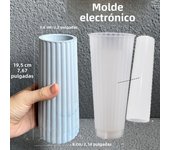 Aromatherapy Diffuser Bottle Plaster Mold DIY Gypsum Cement Pen Holder Vase Casting Mold Flower Arranger Resin Silicone Molds
