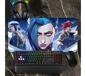 LOLS A-Arcane VI JINX Cartoon mouse pad Non-slip Lockedge Office Student Gaming Thickened Large Writing Pad Cushion