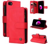 Funda para iPhone SE 2020/2022 Funda type Book De Piel with tarjetero, Bolso para dinero, botones magnéticos, Funda type billetera