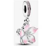 Pandora Charm de Colgante en Plata de Ley Colgante de Flor de Cerezo，Incluye Caja Original