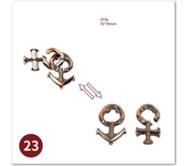 Metal Puzzle Brain Teasers Grow the Intellect Box Unwrapped Toys For Kids Adults Fidget For Logica Games