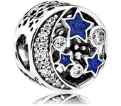 New 925 Sterling Silvering Medicina Stars Moon Charm of ley 925 Chain Beaded Fit Original Pandora Bracelet DIY Ladies Jewelry