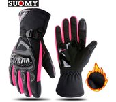 SUOMY Winter Motorcycle Gloves Men Women 100% Waterproof Motorbike Racing Gloves Windproof Touch Function Motocross Gloves